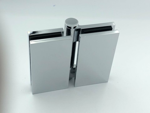 Bifold glass to glass micro shower hinges