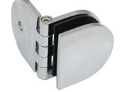 Bracket - Round Adjustable Angle Wall Mount - Polished Chrome