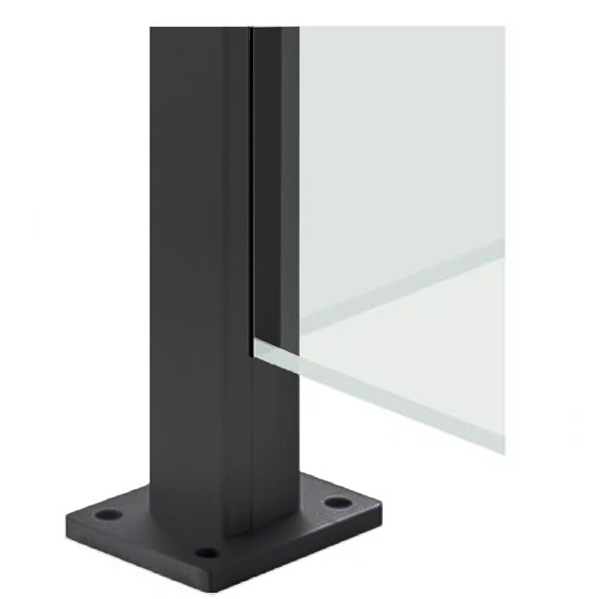 ATLAS 1800mm Aluminium Post - External Section