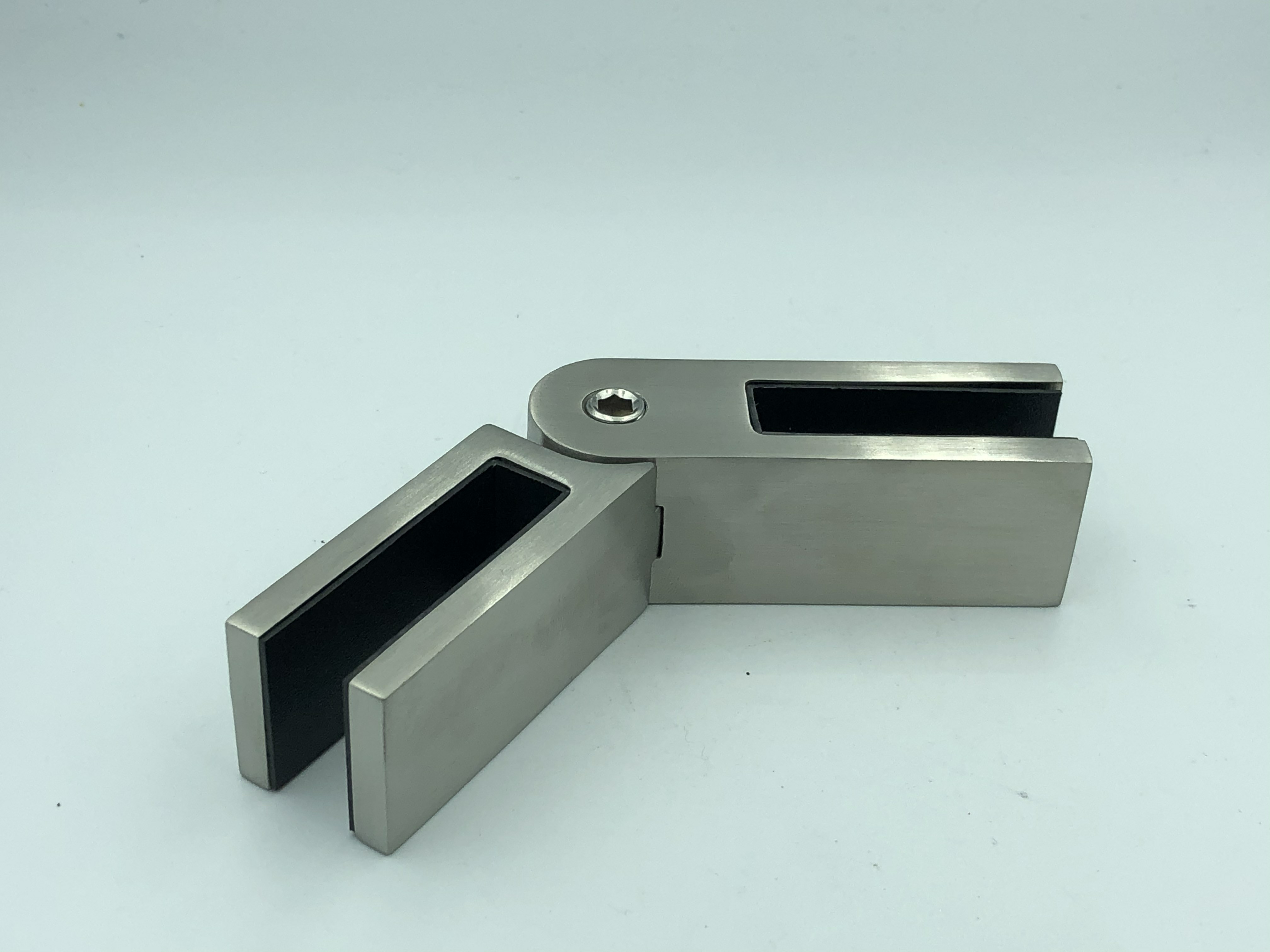 Balustrade Clamp Custom Angle Satin Stainless Steel Sku Bc1 Ca Sss Elite Glass Solutions 1472